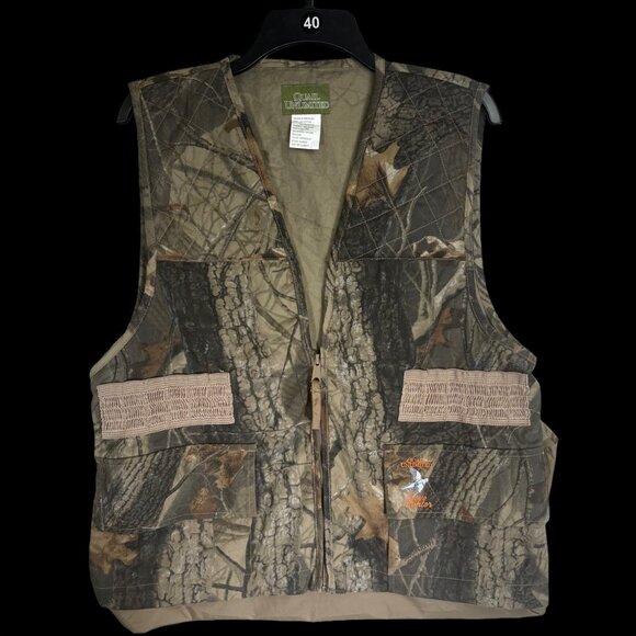 Mens Hunting Vest Multi‑Pocket (Real Tree Hardwood) Vest Sz M Nwot - Picture 3 of 11